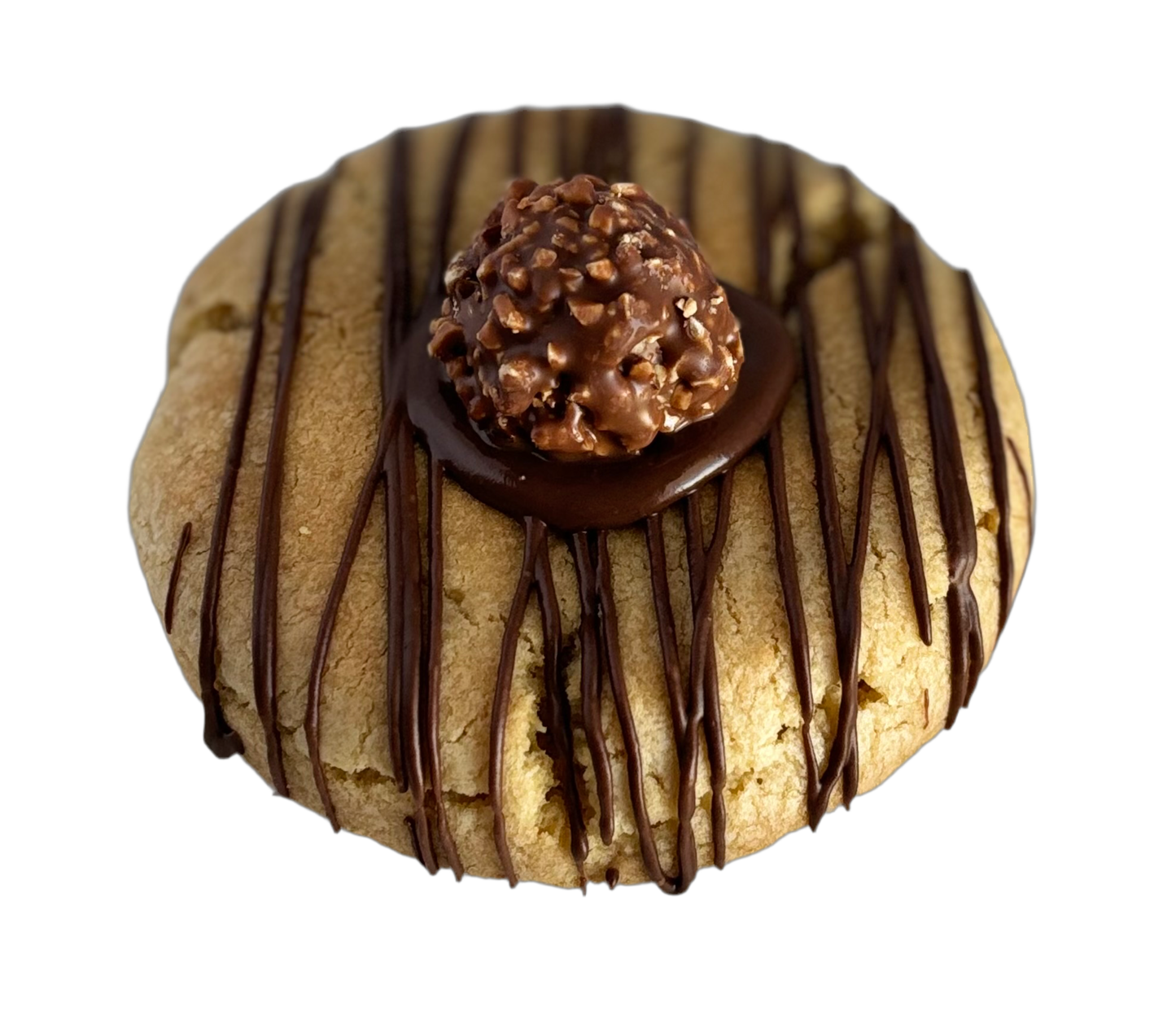 Ultimate Ferrero Rocher Stuffed Nutella Cookie