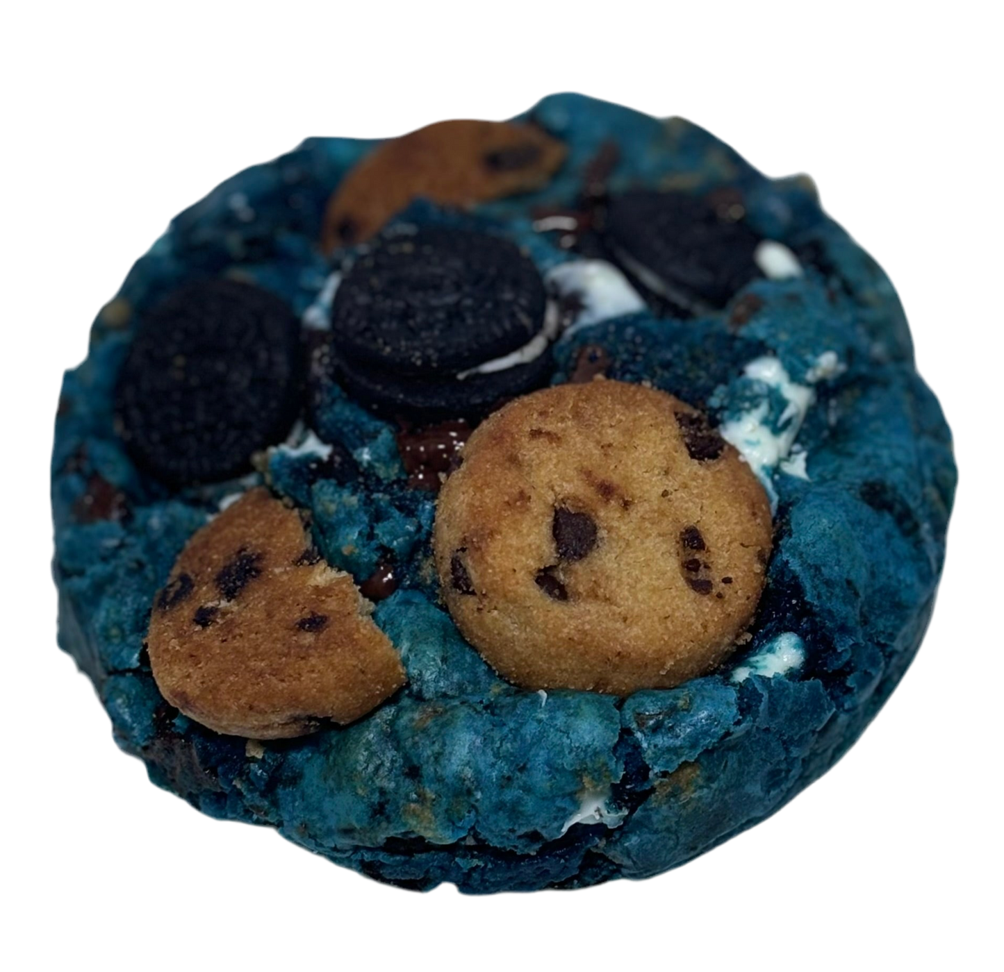 Ultimate Cookie Monster Stuffed Brownie